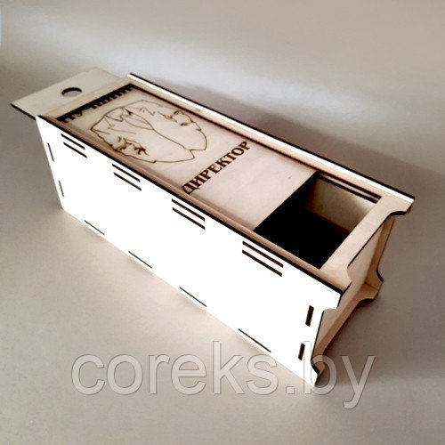 Деревянная сувенирная упаковка для алкоголя "Лучший директор" - фото 4 - id-p154489710