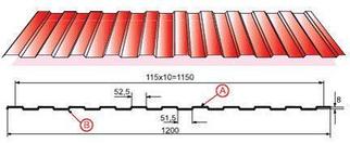 Профнастил С-8 1150 мм