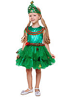 Детский карнавальный костюм Елочка зеленая Пуговка 2083 к-20