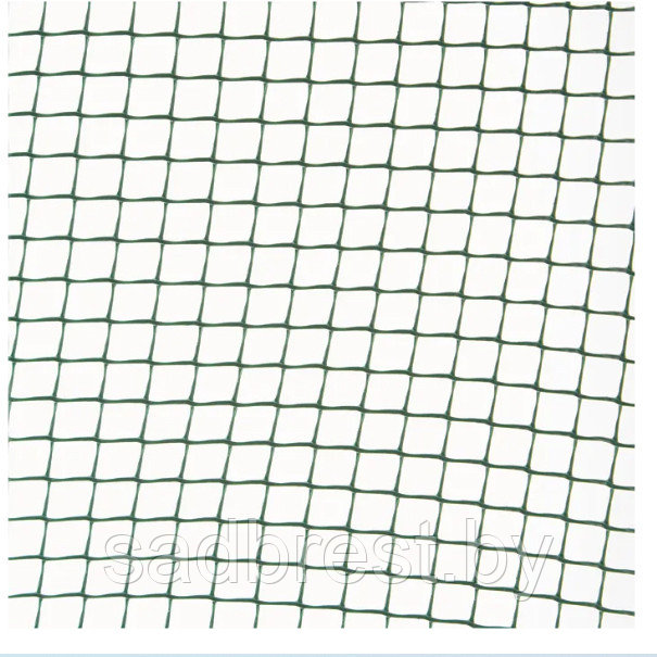 Решетка оградительная сетка садовая пластиковая яч 15х15 рулон 1х10 м - фото 2 - id-p154496933