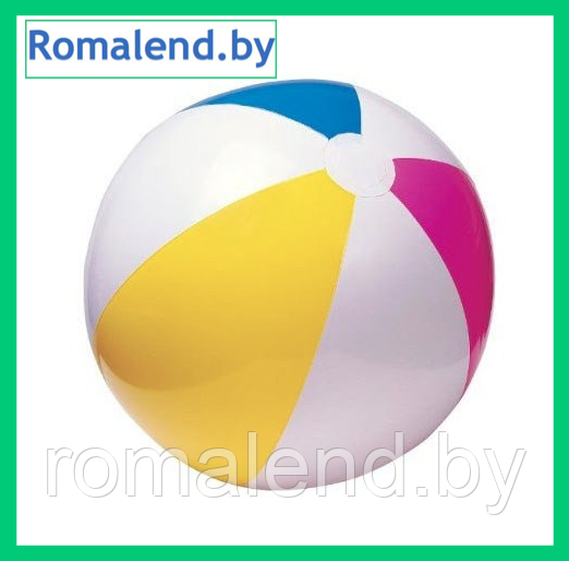 Детский надувной мяч INTEX, от 3 до 6 лет, разноцветный (61х61см). арт.59030NP