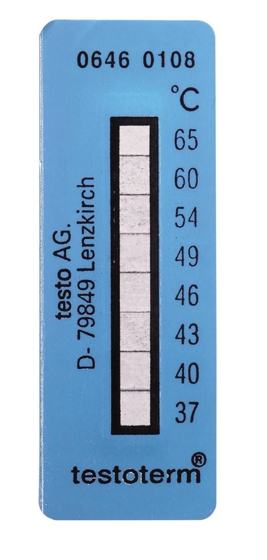 Самоклеющиеся термо-индикаторы (10 шт) 37-65 °С Testo - фото 1 - id-p147430039