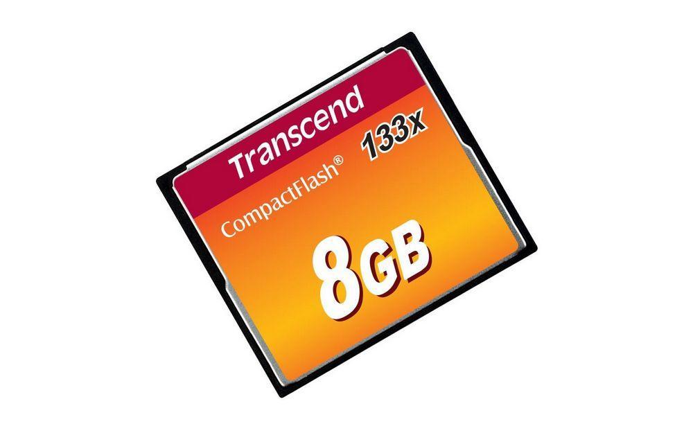 Карта памяти Compact Flash 8Gb Transcend - фото 1 - id-p154499304