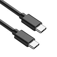 Кабель USB Type-C на USB Type-C, 1 метр, чёрный