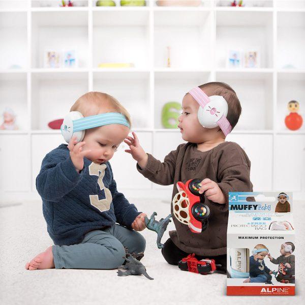 Противошумные наушники Alpine Muffy Baby Pink для младенцев и маленьких детей - фото 6 - id-p154526538