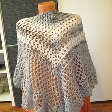 Вязаные шали ручной работы  - оригинальные подарки для женщин 170 * 80 см.