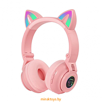 Наушники Cat Headset - беспроводные светящиеся с ушками, STN 26