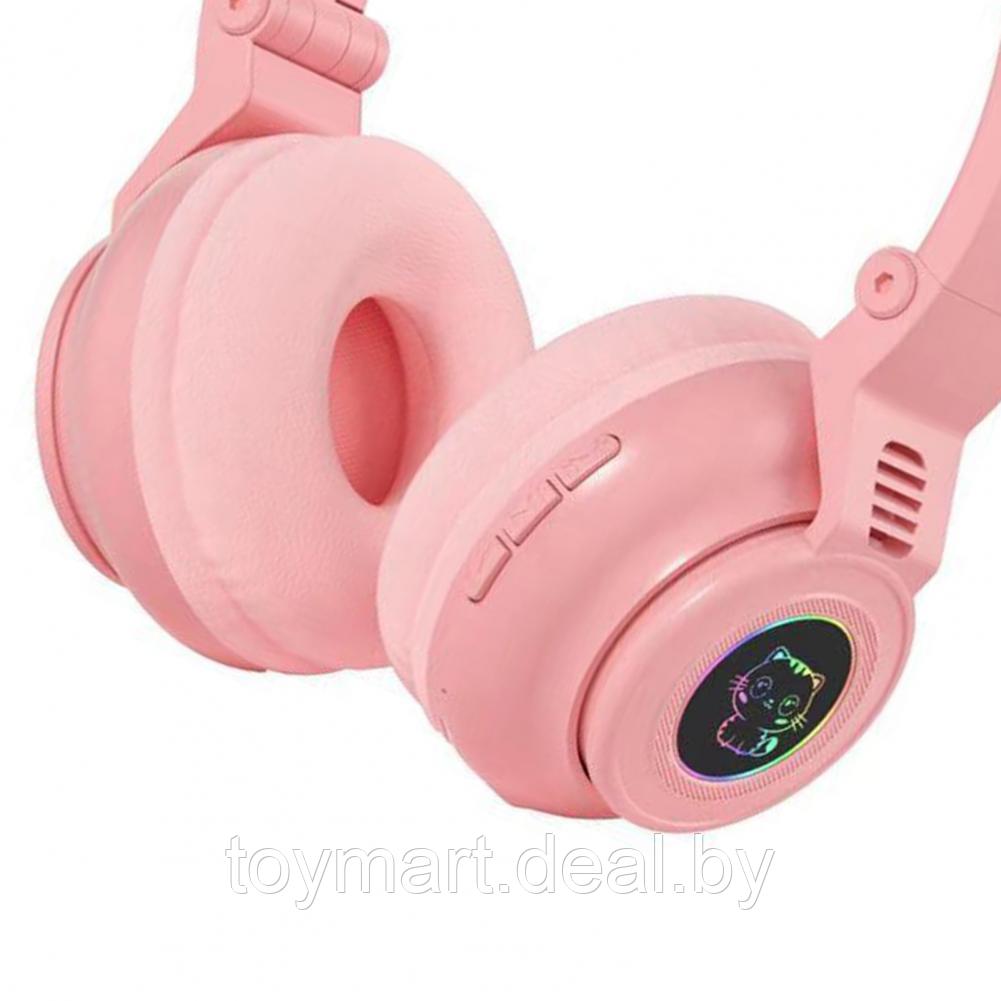 Наушники Cat Headset - беспроводные светящиеся с ушками, STN 26 - фото 3 - id-p154666430