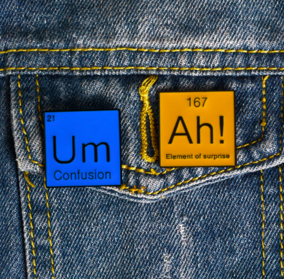 Значок "Ah!/Um" 2.6 см