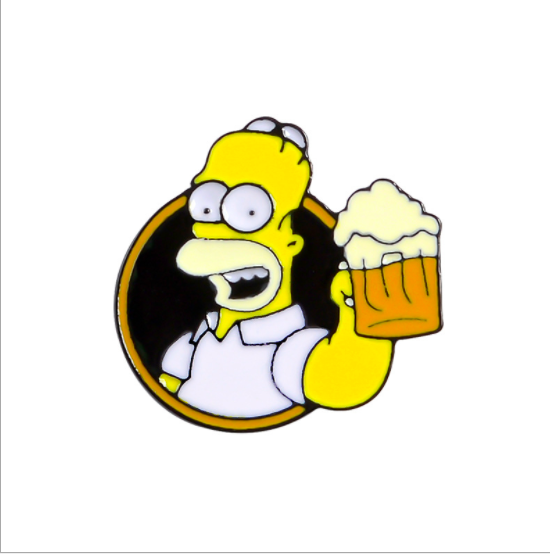 Значок "Homer Simpson" 23 мм