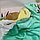 Авокадо 3 в 1: мягкая игрушка - подушка - плед (покрывало) 160х120 см. Не оторваться Зайка, фото 4