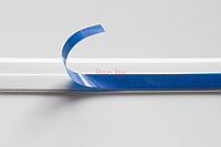 Нащельник пластиковый (ПВХ) самоклеящийся Текопласт белый 50 мм