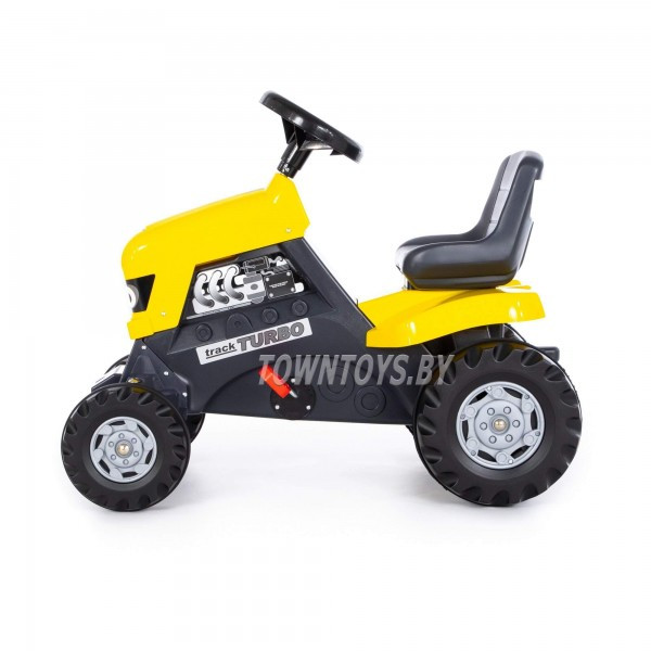 Детская игрушка каталка-трактор с педалями "Turbo" арт. 89311 ПОЛЕСЬЕ (жёлтая) - фото 6 - id-p154675615