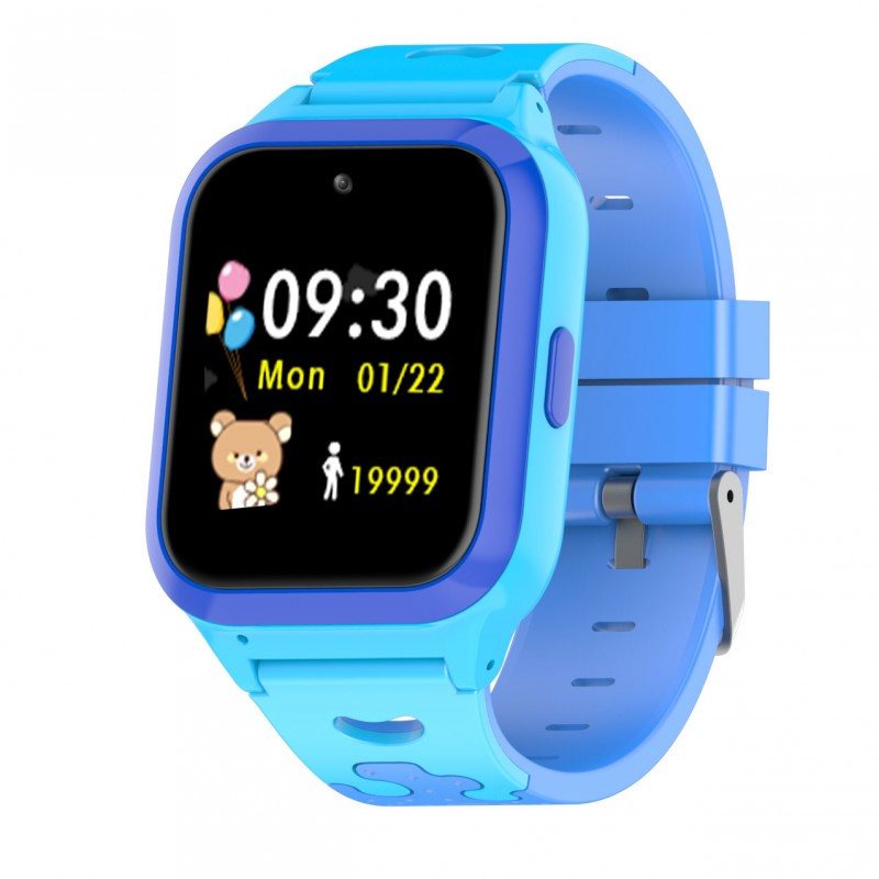 Детские умные часы Leefine Q23 голубые (GPS, Глонасс, телефон)
