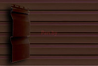 Сайдинг наружный виниловый Grand Line Premium Acryl Корабельная доска Темный дуб, 3,6м