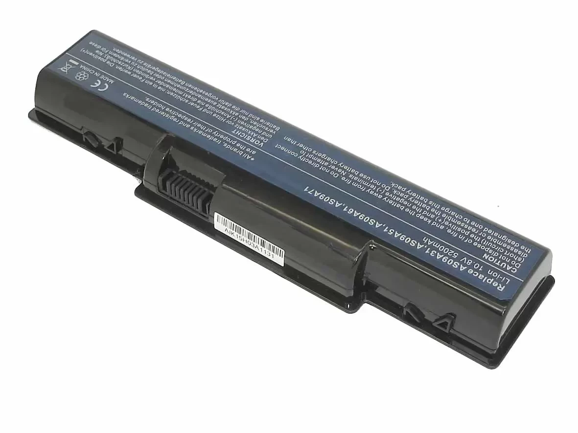 Аккумулятор (батарея) AS09A61 для ноутбука Acer Aspire 5516, 10.8В, 5200мАч, черный (OEM)
