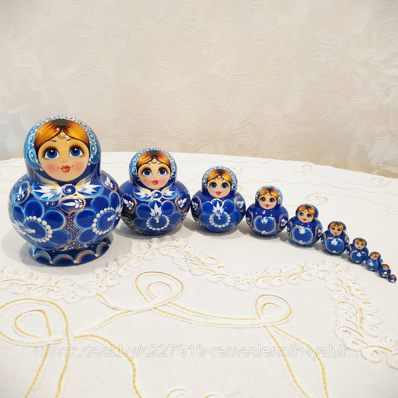 Матрёшка на 10 частей! Ручной работы!