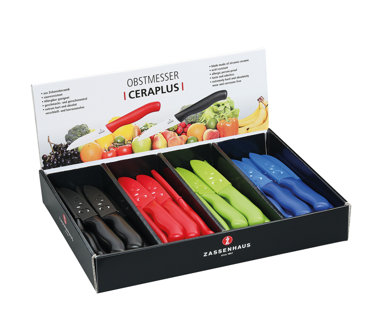 Нож для фруктов и овощей керамический, Германия - фото 2 - id-p154740393