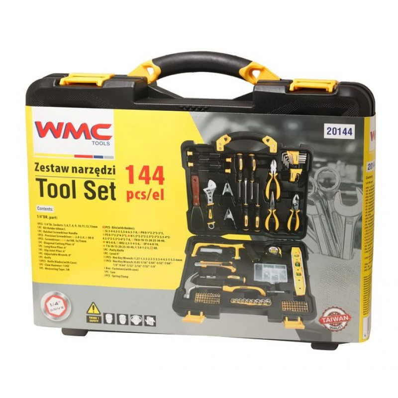 Набор инструментов 144 предмета 1/4" WMC TOOLS 20144 - фото 2 - id-p154741710