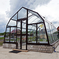 Теплица стеклянная ЮГРА ширина 3.5 м.
