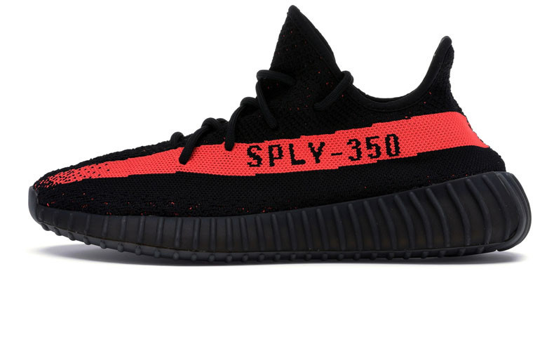 Кроссовки Yeezy Boost 350 V2 Core Black Red - фото 1 - id-p98208710