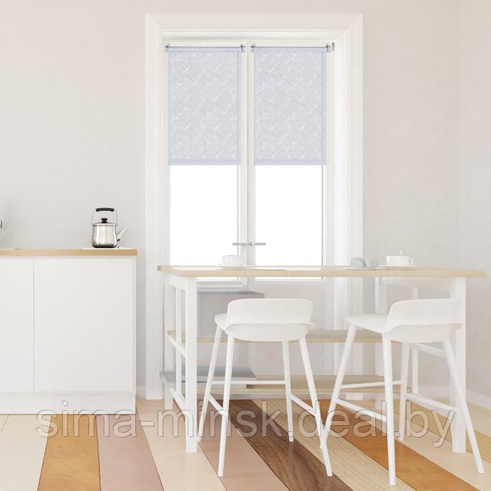 Рулонная штора «Палермо», 100х160 см, цвет белый - фото 3 - id-p154761157