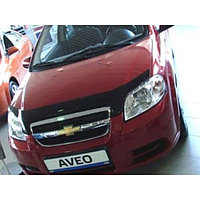 Дефлектор капота темный Chevrolet AVEO хэтчбек, 2008-2011, NLD.SCHAVEH0812