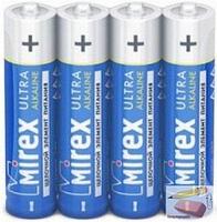 Батарейка Mirex Ultra Alkaline LR03 / AAA 1,5V, 4 штуки, цена за 1 штуку