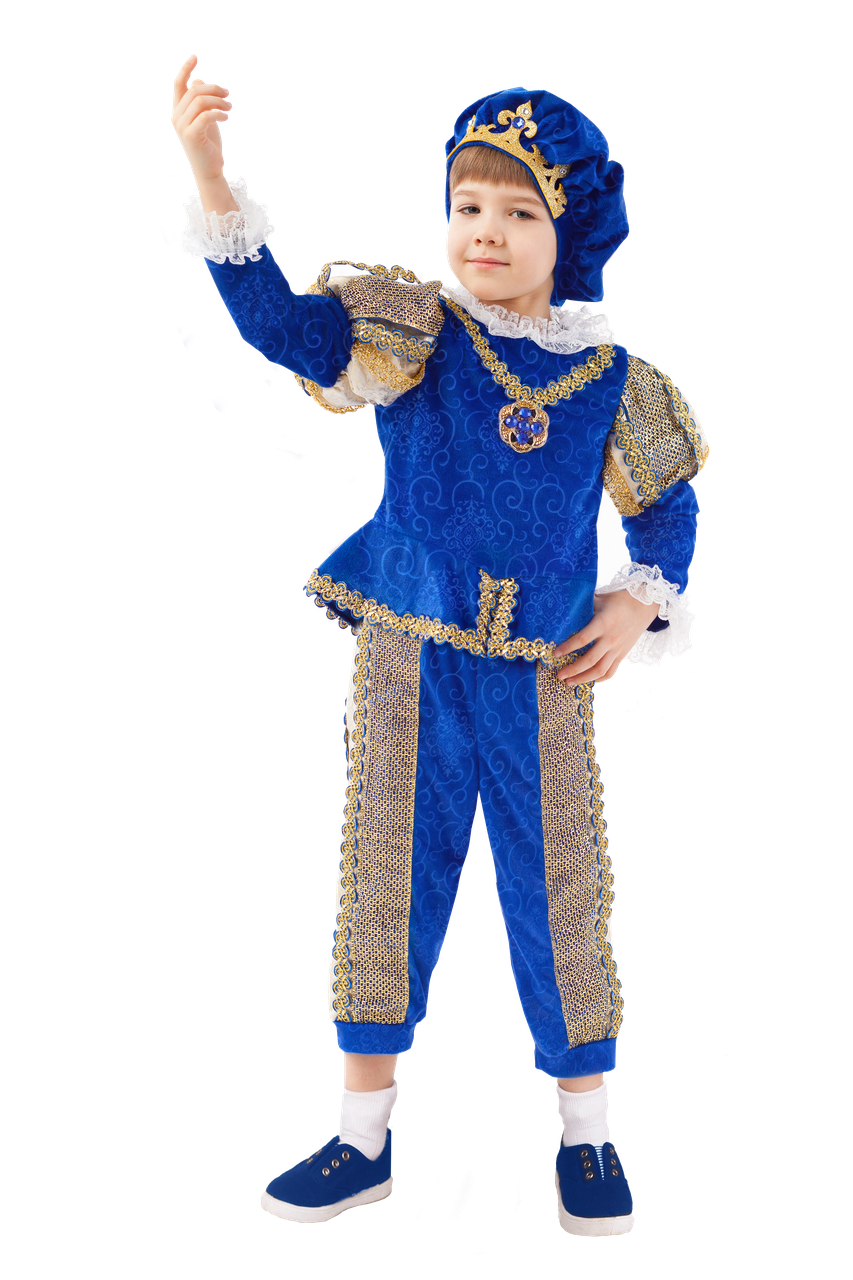 Детский карнавальный костюм Принц Пуговка 2089 к-20 - фото 1 - id-p154831517