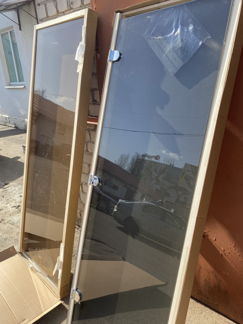 Стеклянная Дверь в баню DoorWood 700*1900, 6 мм (графит, матовое) - фото 2 - id-p154838972