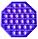 Поп ит (Pop It) однотонный Восьмиугольник, фото 2