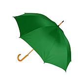 Зонт-трость Woоd с деревянной ручкой для нанесения логотипа, фото 2