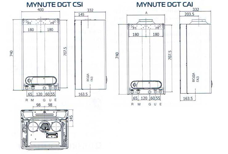 Газовый котел Beretta Mynute DGT 24 CAI - фото 4 - id-p154861324