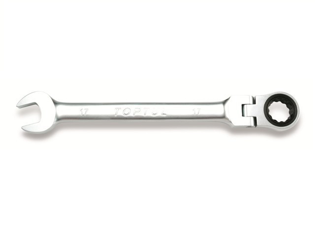 Ключ комбинированный  9мм с поворотной трещоткой TOPTUL (AOAD0909)