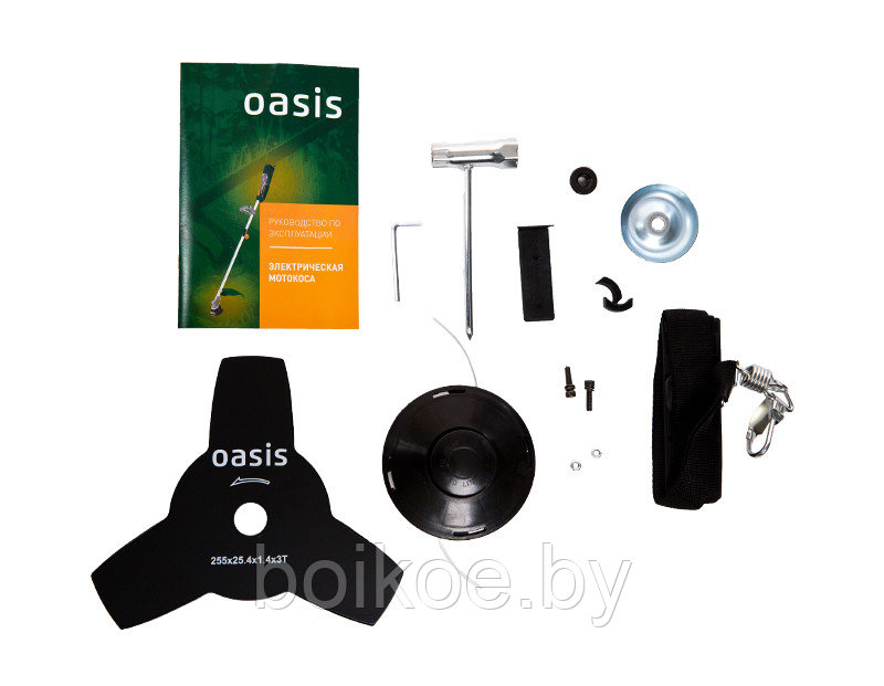 Триммер электрический Oasis TE-90 (900 Вт, нож, ремень) - фото 4 - id-p154874607