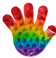 Поп ит (Pop it) разноцветный Рука, фото 1