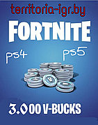 Fortnite: — 2500 (+300 бонусных) В-баксов PS4