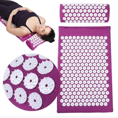 Набор для акупунктурного массажа коврик и валик в чехле - фото 6 - id-p129329865