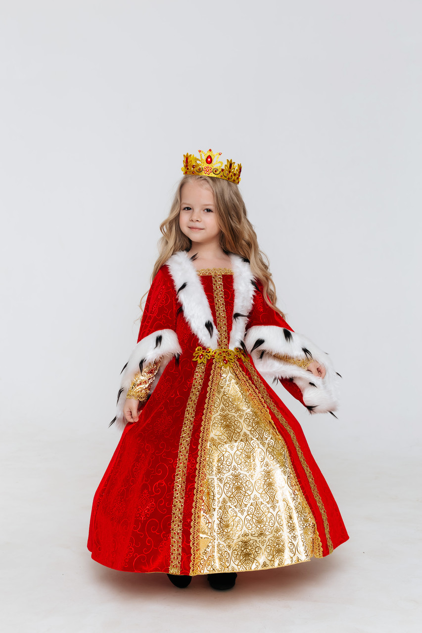 Детский карнавальный костюм Королева Пуговка 2114 к-21 - фото 4 - id-p154894571