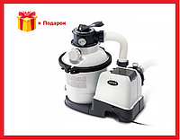 INTEX 26644 Фильтр-насос песочный Sand Filter Pump (4500 л/ч), интекс