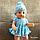 Одежда для куклы Baby Born - платье Krispy Handmade голубое, фото 2