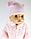 Одежда для куклы Baby Born - Шубка Сasual Handmade розовая, фото 4