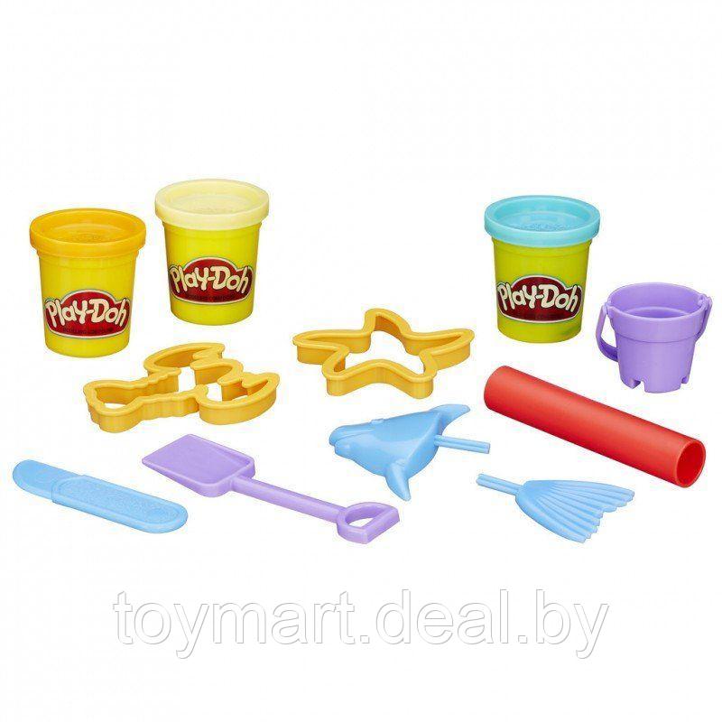 Мини-набор для лепки Play-Doh - Пляж, Hasbro 23242 - фото 2 - id-p103770944
