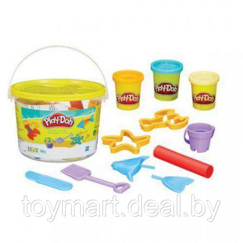 Мини-набор для лепки Play-Doh - Пляж, Hasbro 23242 - фото 3 - id-p103770944