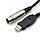 Цифровой кабель USB2.0 - XLR для микрофона с звуковой картой, 3 метра, черный 555947, фото 2