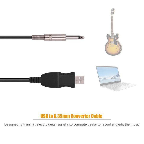 Кабель USB - jack 6.35mm для электрогитары, черный 555948: продажа, цена в  Минске. Инструментальные кабели, переходники, разъемы от "GUTZON.BY  интернет-магазин электроники" - 153921765