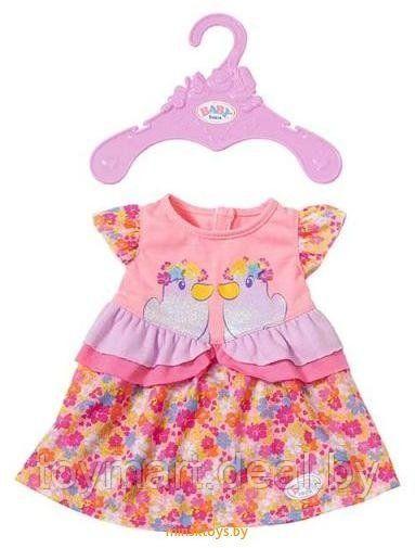 Одежда для куклы "Беби Бон" - Праздничное платье с уточками Zapf Сreation 824559