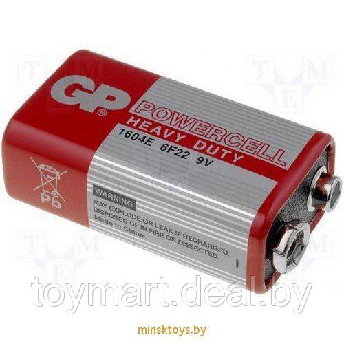 Батарейка GP Powercell Угольно-цинковая 6F22/1604E