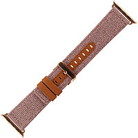 Текстильный ремешок Vinson для Apple Watch 42-44-45 мм (розовый)