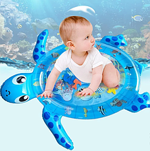 Водный детский развивающий акваковрик Черепаха  ,100 см